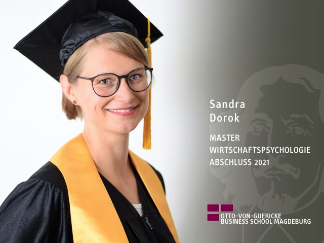 Sandra Dorok (Master Wirtschaftspsychologie-Abschluss 2021)